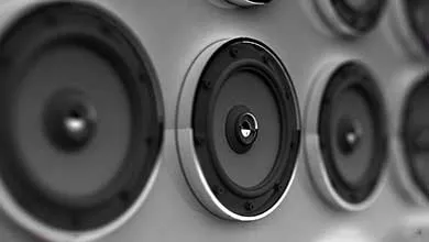 Gray speaker box