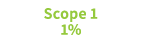 Scope 1 1%